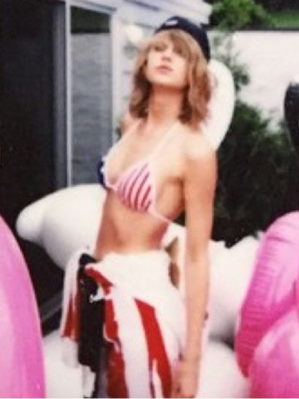 American Flag Bikini Top ASO Taylor Swift & Karlie Kloss - Women’s size L